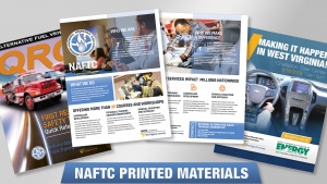 NAFTC Printed Materials Collage
