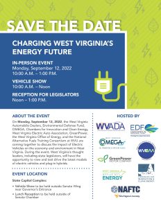 Save The Date - Charging West Virginia Energy Future -Image